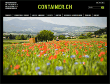Tablet Screenshot of container.ch